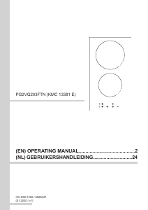 Handleiding Amica KMC 13381 E Kookplaat