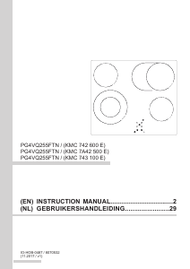 Handleiding Amica KMC 742 600 E Kookplaat