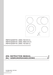 Handleiding Amica KMC 742 610 C Kookplaat