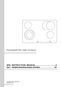 Handleiding Amica KMC 743 600 E Kookplaat