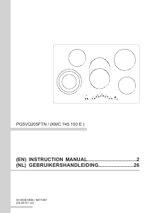 Handleiding Amica KMC 745 100 E Kookplaat