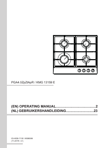 Handleiding Amica KMG 13159 E Kookplaat