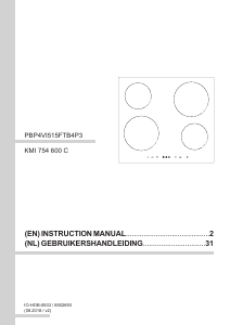 Handleiding Amica KMI 754 600 C Kookplaat