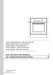 Handleiding Amica EBX 947 600 SM Oven