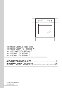 Návod Amica EH 923 640 E Rúra
