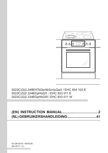 Manual Amica EHC 934 100 E Range