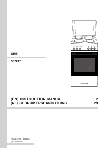 Manual Amica SHE 11555 W Range