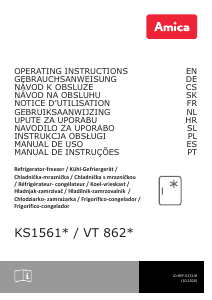 Manual de uso Amica KS 15613 Y Refrigerador