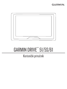 Priručnik Garmin Drive 51 Navigacija za automobil