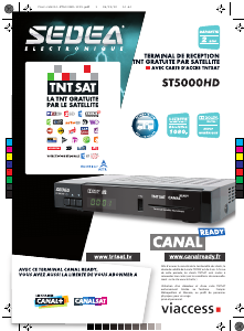 Mode d’emploi Sedea ST5000HD Récepteur numérique