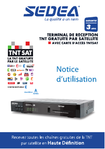 Mode d’emploi Sedea ST5100HD Récepteur numérique