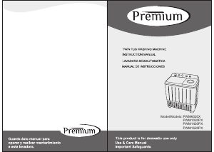Manual de uso Premium PWM1020PX Lavadora