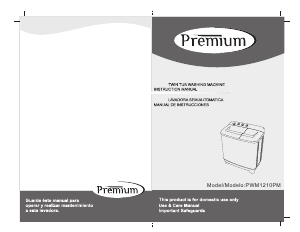 Handleiding Premium PWM1210PM Wasmachine