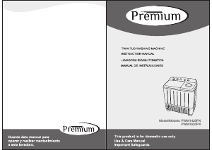 Handleiding Premium PWM1420PX Wasmachine