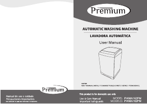Manual de uso Premium PWMA162PM Lavadora