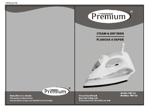 Manual de uso Premium PIV7158 Plancha