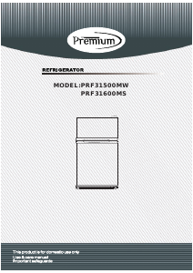 Manual de uso Premium PRF31500MW Frigorífico combinado