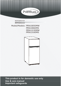 Manual de uso Premium PRN10050MW Frigorífico combinado