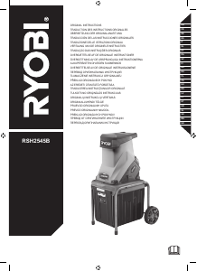 Manual de uso Ryobi RSH2545B Biotriturador