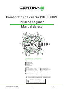 Manual de uso Certina Sport C001.647.16.057.01 DS Podium Chronograph 1/100 sec Reloj de pulsera