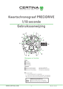 Handleiding Certina Sport C034.417.22.087.00 DS Podium Horloge