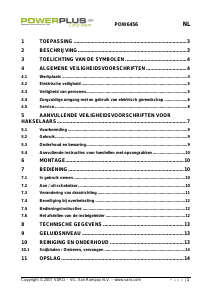 Handleiding Powerplus POW6456 Hakselaar