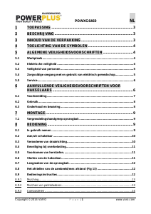 Handleiding Powerplus POWXG6460 Hakselaar