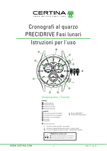 Manuale Certina Urban C033.450.16.031.00 DS-8 Moon Phase Orologio da polso