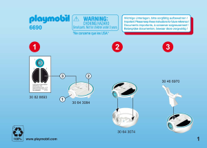 Kullanım kılavuzu Playmobil set 6690 Super 4 Dr. X