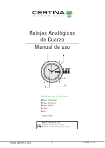 Manual de uso Certina Urban C902.251.41.016.00 DS Jubile Lady Reloj de pulsera