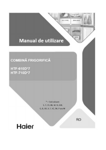 Manual Haier HTF-610DSN7 Combina frigorifica