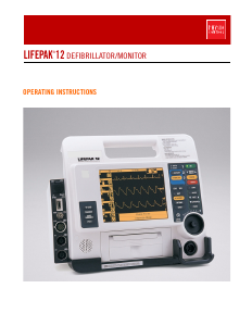 Handleiding Physio Control Lifepak 12 Defibrillator