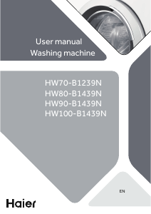 Manuale Haier HW100-B1439NS8 Lavatrice