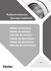 Kullanım kılavuzu Haier HW100-B14959U1 Çamaşır makinesi