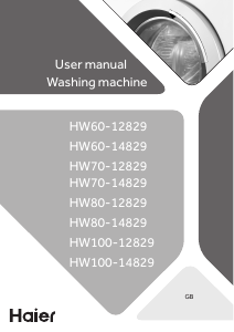Handleiding Haier HW80-14829 Wasmachine