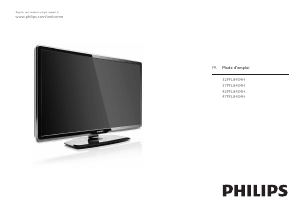 Mode d’emploi Philips 32PFL8404H Téléviseur LED