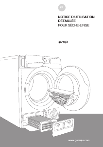 Mode d’emploi Gorenje DE8B/G Sèche-linge