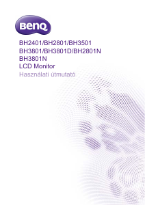 Használati útmutató BenQ BH3801D LCD-monitor