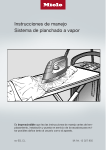 Manual de uso Miele B4847 FashionMaster Sistema de planchado