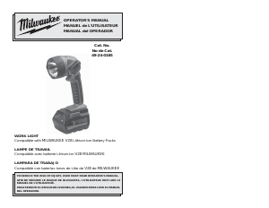 Bruksanvisning Milwaukee V28 Ficklampa