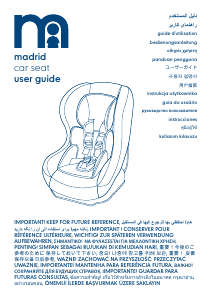 Manual Mothercare Madrid Car Seat