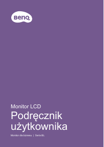 Instrukcja BenQ BL2780T Monitor LCD