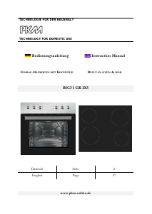 Handleiding PKM BIC5 I-GK-IX5 Fornuis