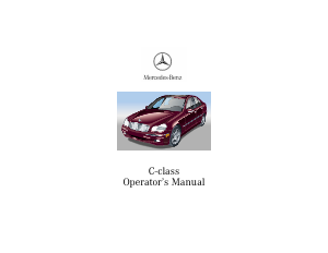 Bruksanvisning Mercedes-Benz C 320 (2001)