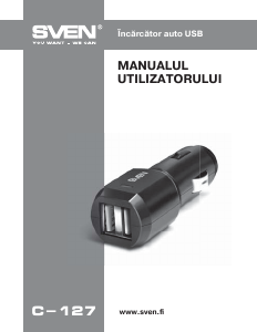 Manual Sven C-127 Incărcător auto