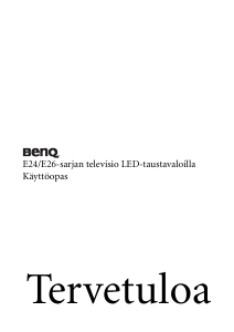 Käyttöohje BenQ E26-5500 Nestekidenäyttö