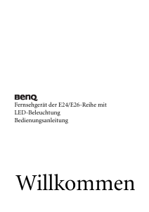Bedienungsanleitung BenQ E26-5500 LCD monitor