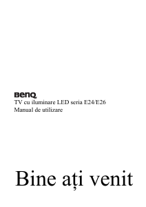 Manual BenQ E26-5500 Monitor LCD