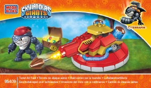Manual Mega Bloks set 95409 Skylanders Turret air raid