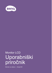 Priročnik BenQ EW2480 LCD-zaslon